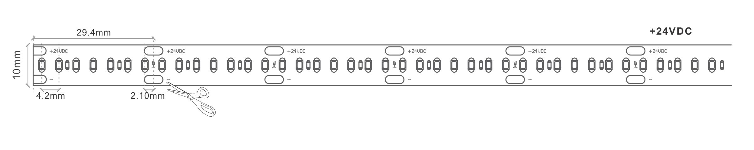 High Density LED Strip Tape Light