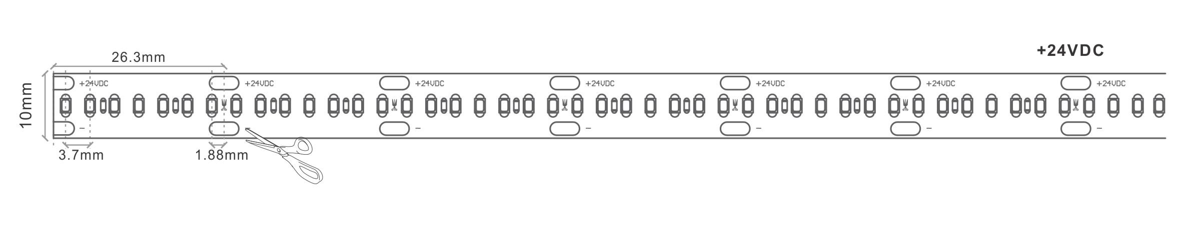 High Density LED Strip Tape Light