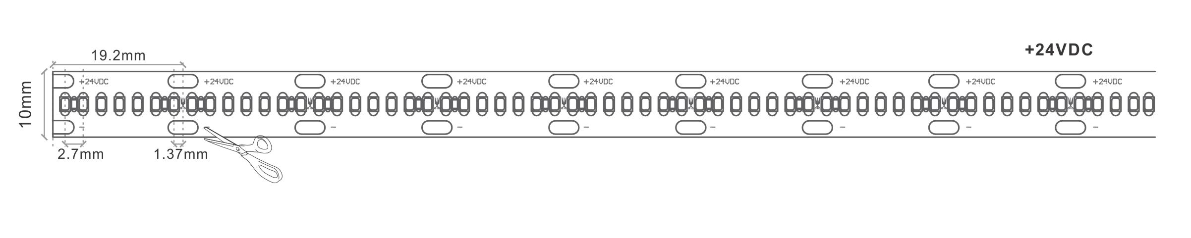 High Density LED Strip Tape Light