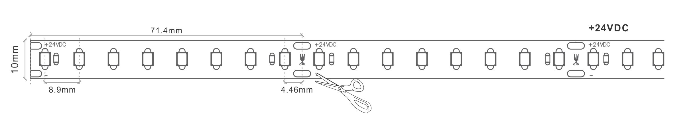 High Efficiency LED Strip Tape Light