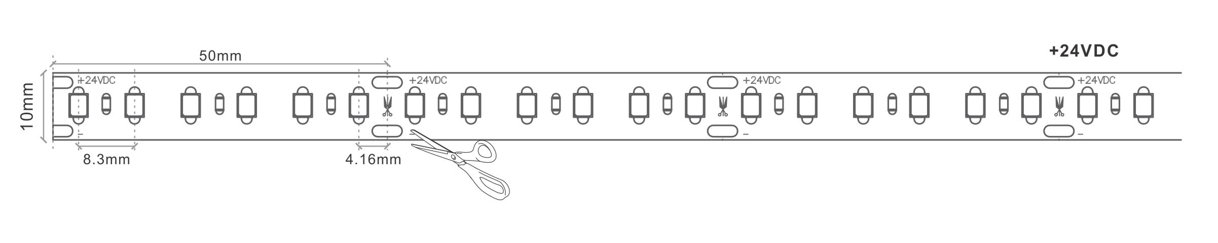 High Efficiency LED Strip Tape Light