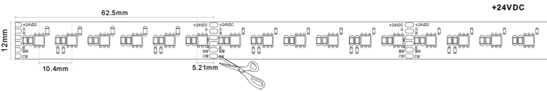 LED Strip lights RGBW+WW